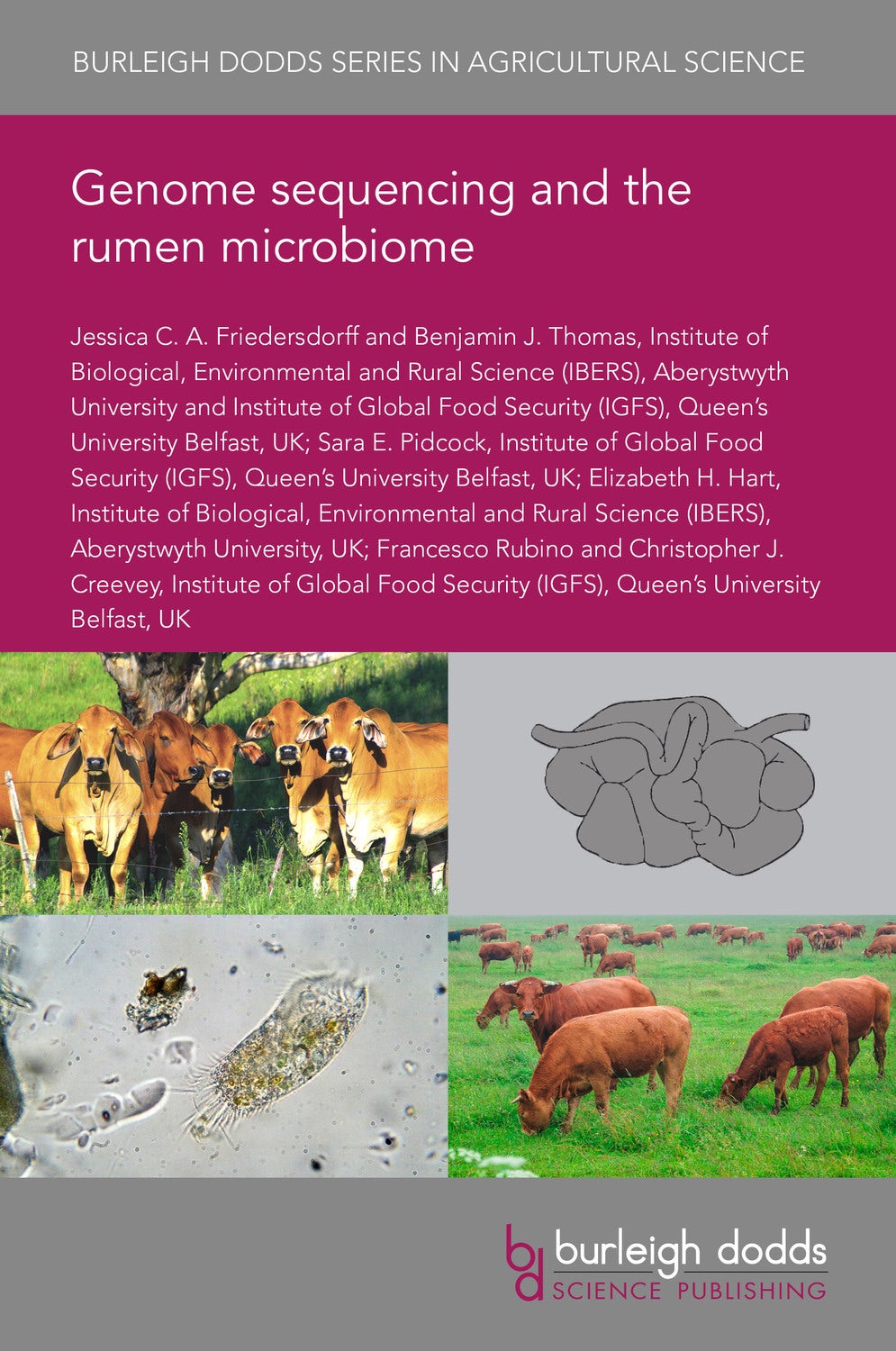 Book cover image for Genome sequencing and the rumen microbiome ISBN: 9781786767950